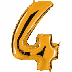 Ballon mylar métallisé or...