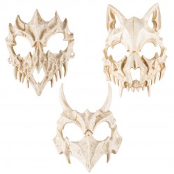Masque squelette animaux -...