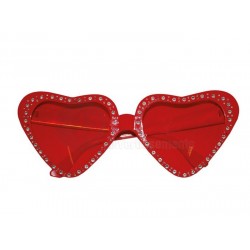 Lunettes coeur rouge avec...