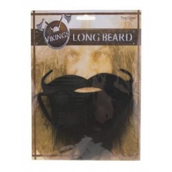 Moustache barbe Viking noire