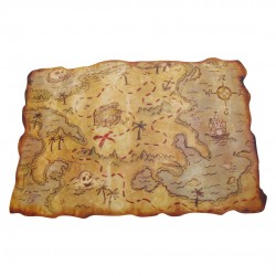 Carte au trésor pirate -...