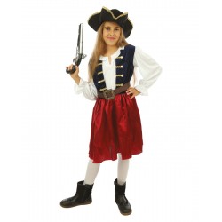 Costume pirate - bleu -...