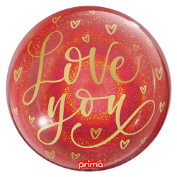 Ballon i love you rond 51 cm