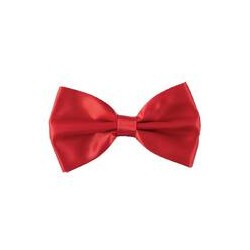 Nœud papillon simple rouge