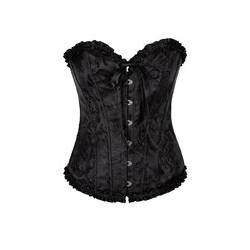 Corset bustier à lacets -...