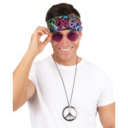 Set hippie homme - adulte -...