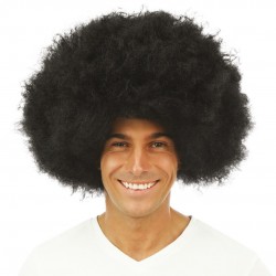 Perruque afro - noir -...
