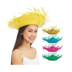 Chapeau paille hawaïen -...
