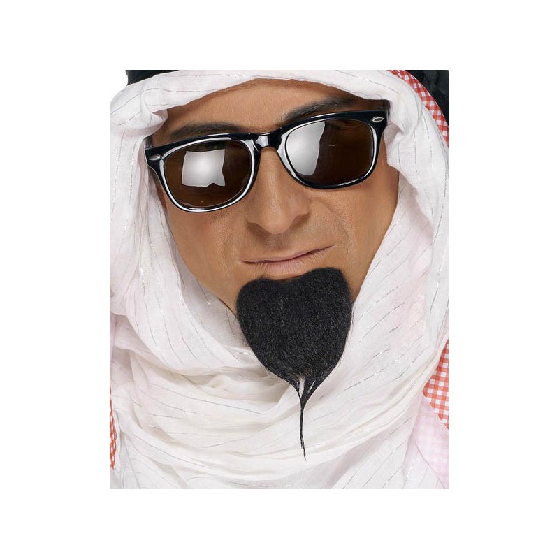 Bouc sultan noir auto adhésives