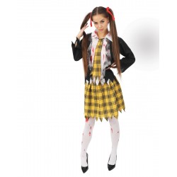 Costume étudiante zombie -...