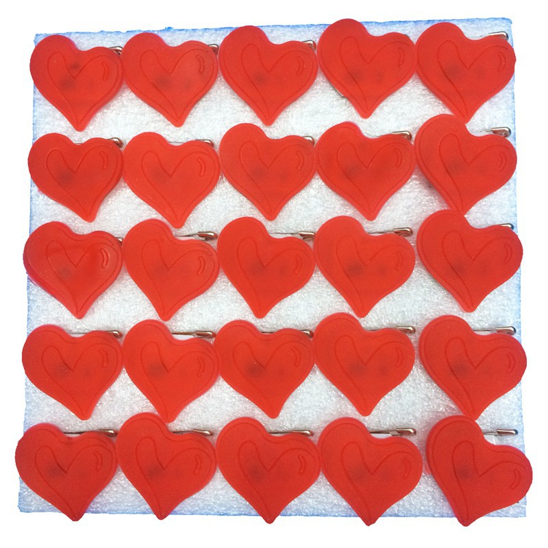 Carte 25 pins cœurs