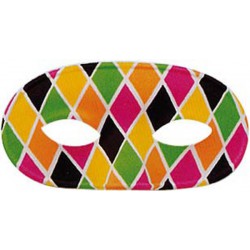 Loup arlequin avec nez adulte