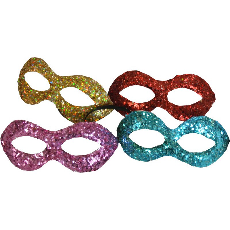 Loup paillette assorti