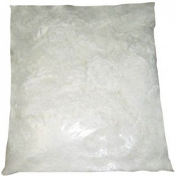 Toile d'araignée 1 kg ignifugée blanche fluorescente