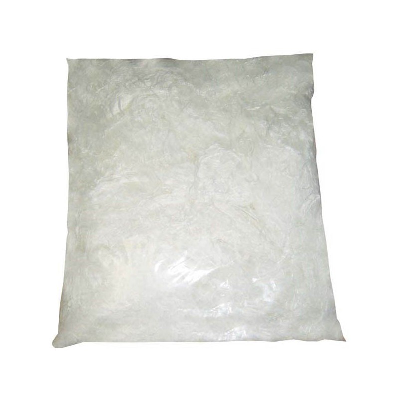 Toile d'araignée 1 kg ignifugée blanche fluorescente