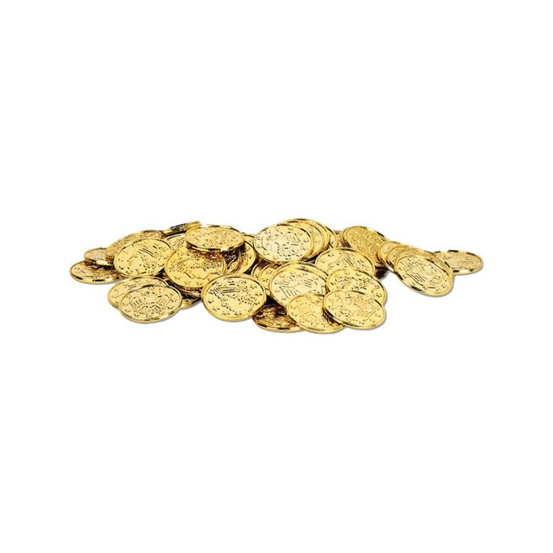Sachet de 100 pièces dorées 3.50 cm