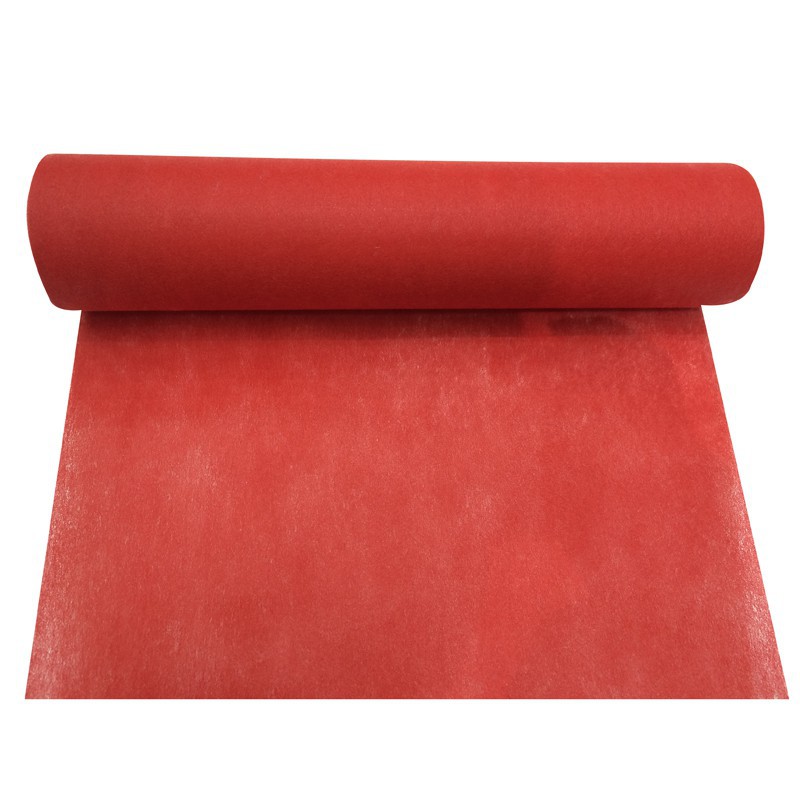 Chemin de table rouge 30cm x 5m