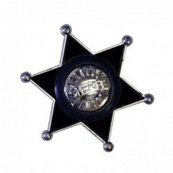 Etoile de sherif 6cm pvc