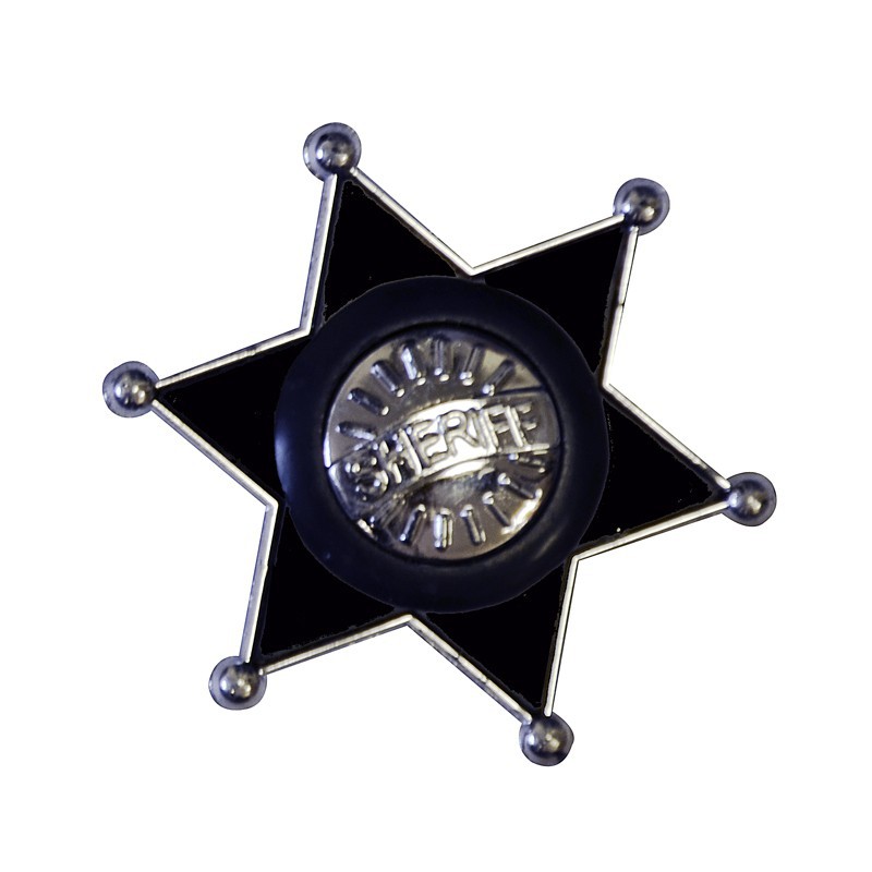 Etoile de sherif 6cm pvc