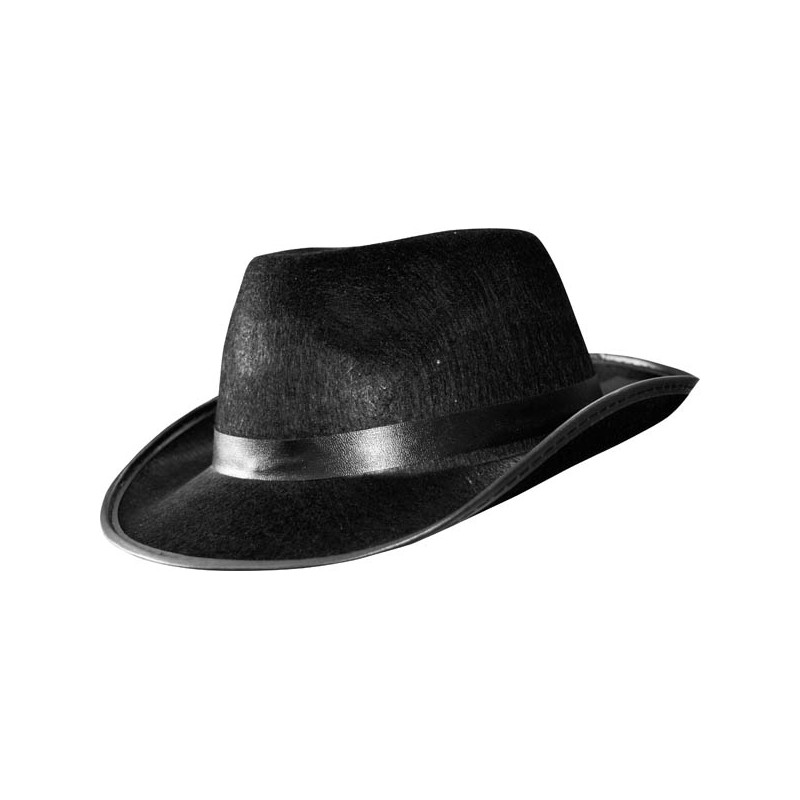 Chapeau al capone noir