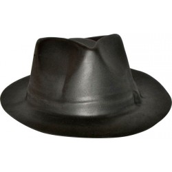 Chapeau gangster adulte Eva noir