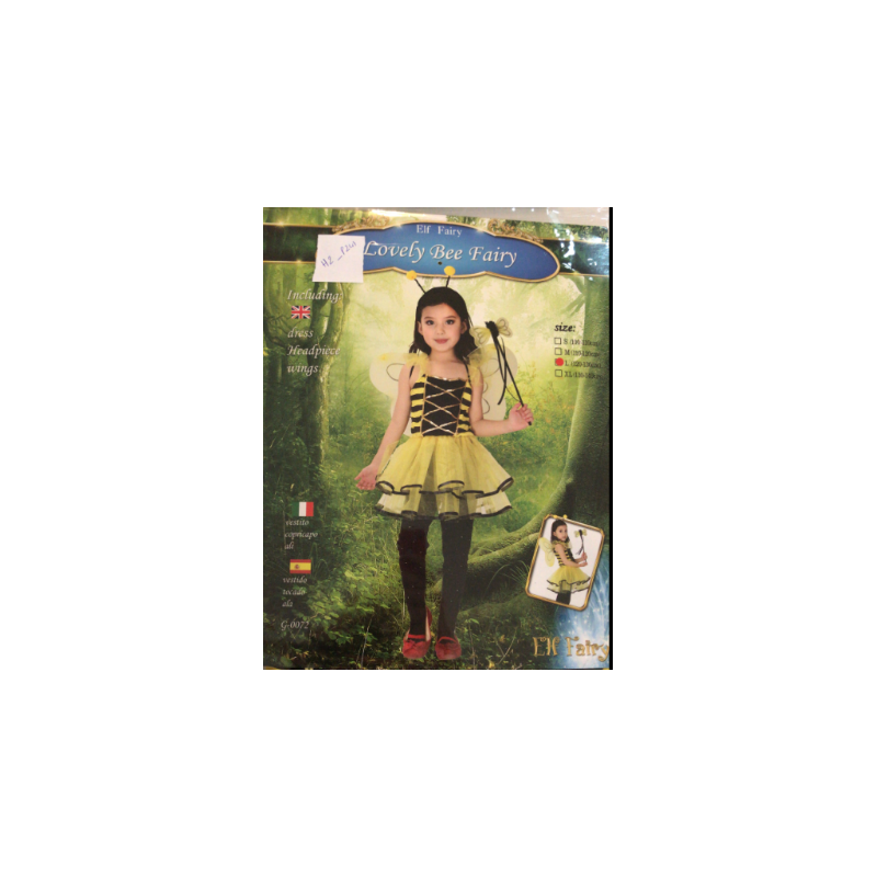 Costume abeille jaune M et L en vente et location (M : 4-6 ans, L:7-9 ans)