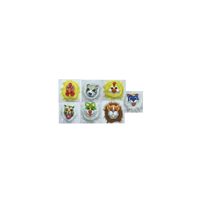 Masque animaux 7 assortiments