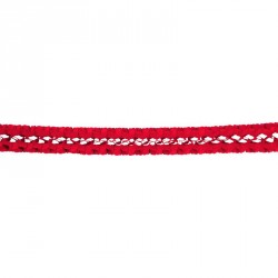 Guirlande boa de 17cmx4m rouge