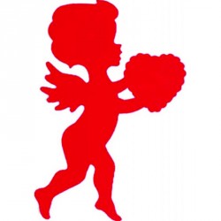 Découpe cupidon saint valentin