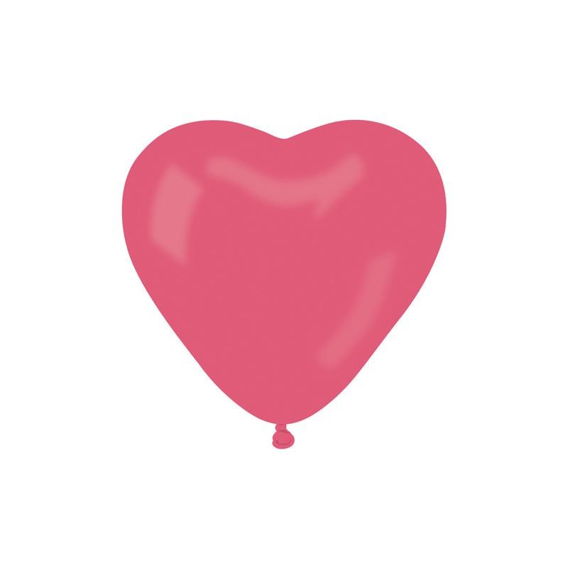 Ballon cœur géant rouge