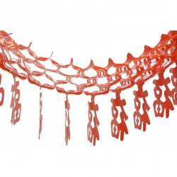 Guirlande symboles chinois en plastique (PE)Intérieur/ex 2M