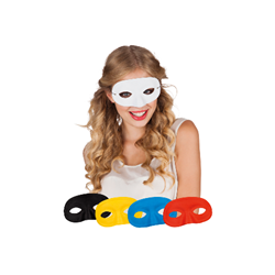 Masque loup unicolore 5 couleurs