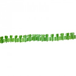 Guirlande de trèfle en papier de  2,5 m