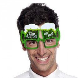 Lunettes chopes de bière sans verre en pvc