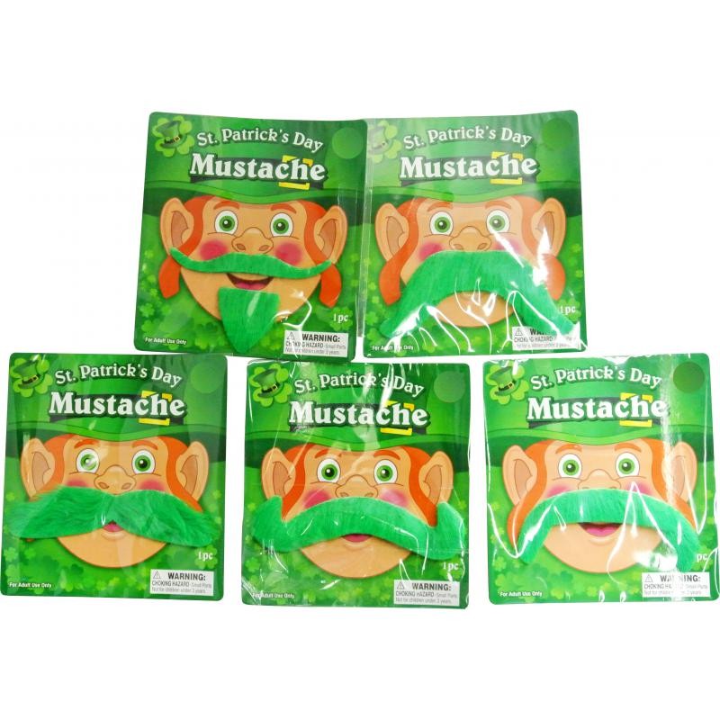 Moustache st Patrick - modèles assortis