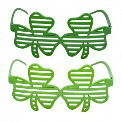 Lunettes trèfle vertes...