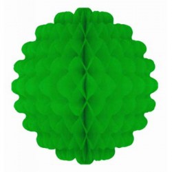 Boule alvéolée verte 25 cm