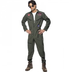 Costume top gun vert