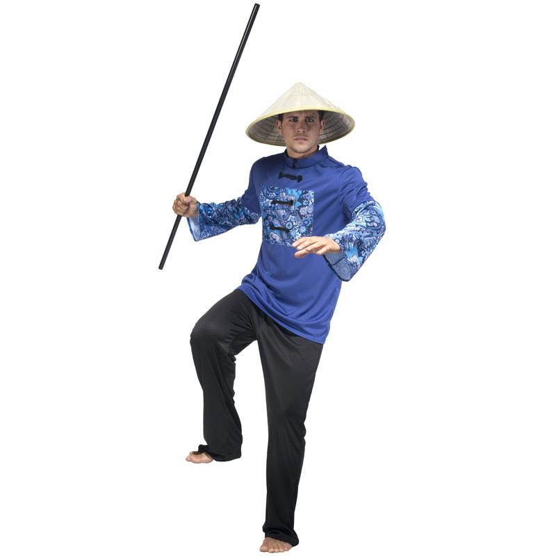 Déguisement Chinois Lotus Bleu