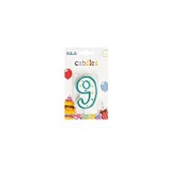 Bougie chiffre n 9