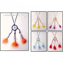 Collier attrape-rêves couleurs assorties