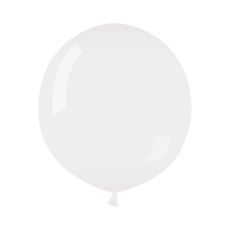 ballon blanc géant diam 100cm cir 314 cm