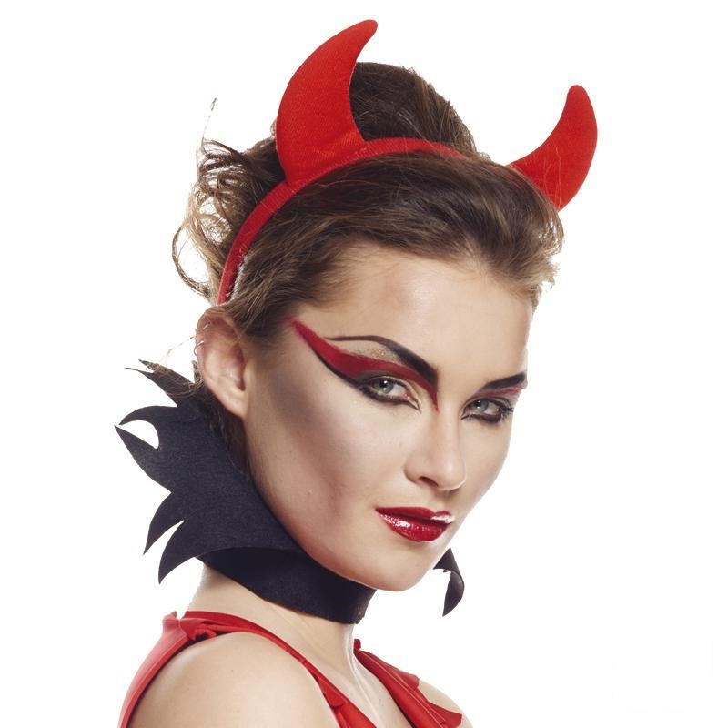 Serre tête diable rouge