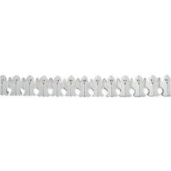 Guirlande forme de fantômes papier 4m