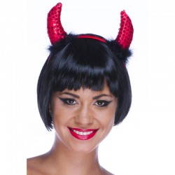 Serre tête diable cornes...