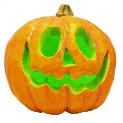Citrouille lumineuse lampe led 20 cm