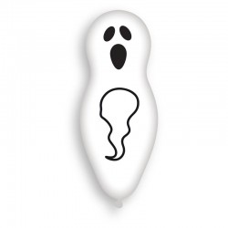 4 ballons blanc  en forme...