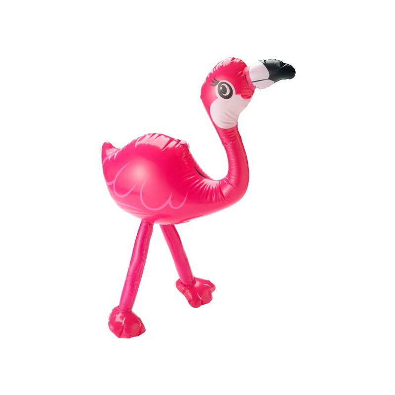 Flamant rose gonflable rose vif 55 cm