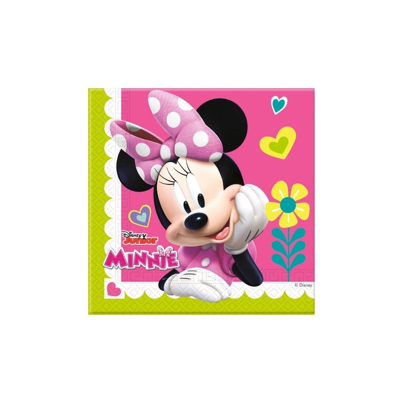 20 Serviettes  minnie rose