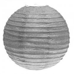 Lanterne pailletée argent...